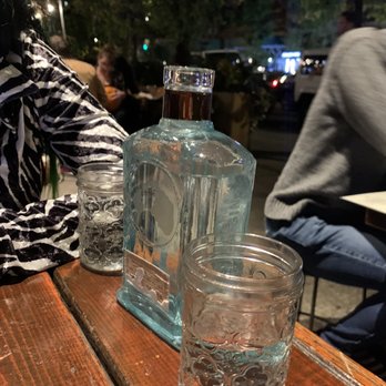 Harlem Public - Water comes in a cute container - New American Near Me - New York, New York