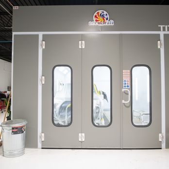 Silver Lining Collision - Accudraft Titan Paint booth - Body Shops Near Me - Dallas, Texas