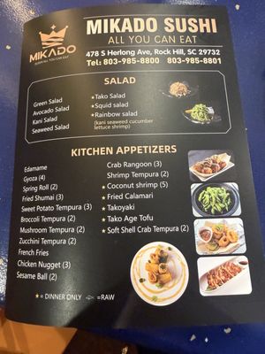 Menu photo 6 Mikado Sushi Rock Hill, SC Menu photo 6 Mikado Sushi Rock Hill, SC
