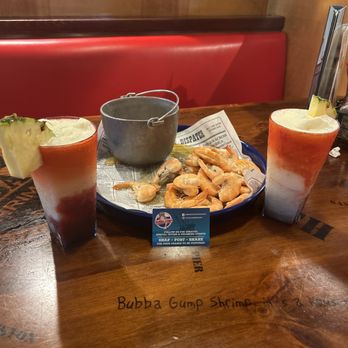Bubba Gump Shrimp - Lava flow and shrimp appetizer - Seafood Near Me - Long Beach, California Bubba Gump Shrimp - Lava flow and shrimp appetizer - Seafood Near Me - Long Beach, California