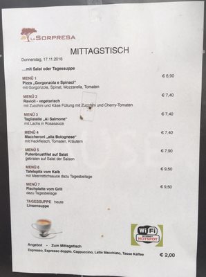 Menu photo 2 La Sorpresa Hamburg, HH Menu photo 2 La Sorpresa Hamburg, HH