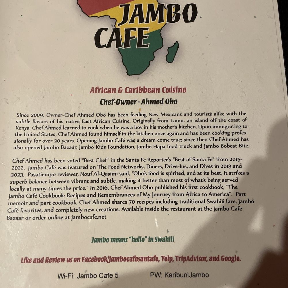 Jambo Cafe - Welcome to Jambo Cafe - Caribbean Near Me - Santa Fe, New Mexico Jambo Cafe - Welcome to Jambo Cafe - Caribbean Near Me - Santa Fe, New Mexico