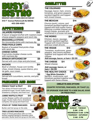 Menu photo 4 Busy Bistro Plattsmouth, NE Menu photo 4 Busy Bistro Plattsmouth, NE