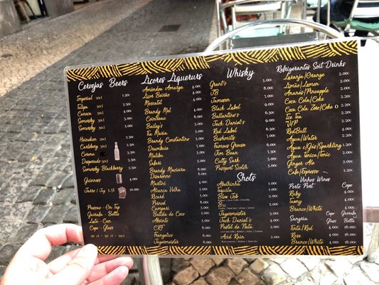 Menu photo 1 Cusek Bar Lisbon, 11