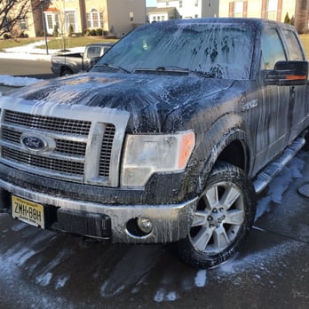 Car Cosmetics Company - Customer Nick's F-150 crew cab being washed prior to wax. - Auto Detailing Near Me - Hammonton, New Jersey Car Cosmetics Company - Customer Nick's F-150 crew cab being washed prior to wax. - Auto Detailing Near Me - Hammonton, New Jersey