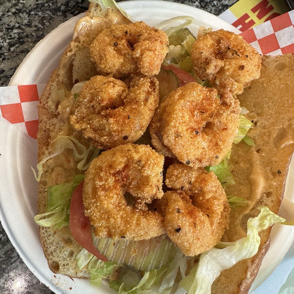 Pike Place Chowder - Pacific Place - Shrimp po'boy! Another good taste! - Seafood Near Me - Seattle, Washington Pike Place Chowder - Pacific Place - Shrimp po'boy! Another good taste! - Seafood Near Me - Seattle, Washington