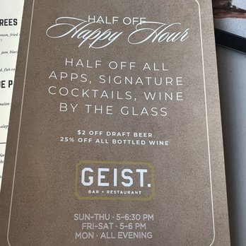 Geist - Cocktail Bars Near Me - Nashville, Tennessee