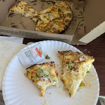 MrJims.Pizza - Parm chicken pizza was very good it was a 10 inch  He has the thing cooked pretty quick it was cooked perfect - Pizza Near Me - Kenner, Louisiana