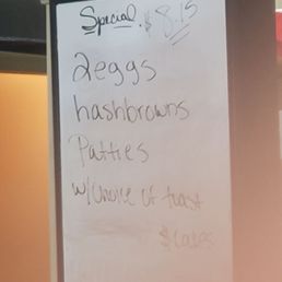 the menu