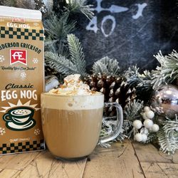 Gravastar Coffee - Eggnog lattes made with real eggnog!