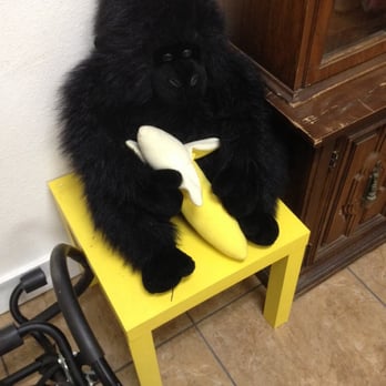 Goodwill - A gorilla with a banana - Thrift Stores Near Me - Ventura, California