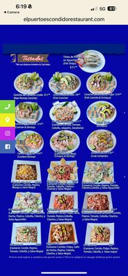 Menu photo 5 Mariscos El Puerto Escondido - San Bernardino San Bernardino, CA Menu photo 5 Mariscos El Puerto Escondido - San Bernardino San Bernardino, CA