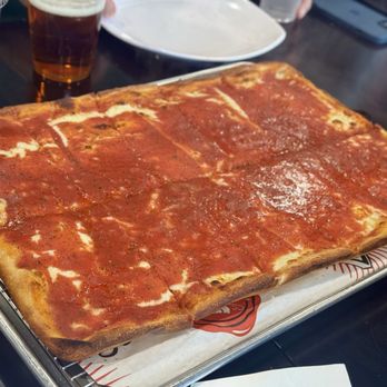 Santucci's Original Square Pizza - Large Plain Pie - Italian Near Me - Cherry Hill, New Jersey Santucci's Original Square Pizza - Large Plain Pie - Italian Near Me - Cherry Hill, New Jersey