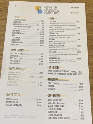 Menu photo 2 Bird Of Passage Porto, 13