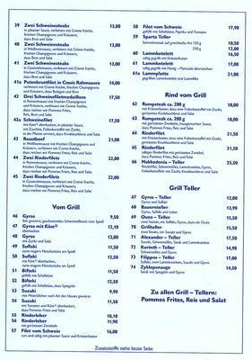Menu photo 2 Restaurant Fivos Lehrte, NI Menu photo 2 Restaurant Fivos Lehrte, NI