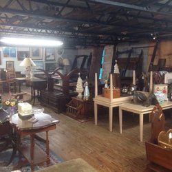 Carey Antiques & Furniture - Back of the shop.