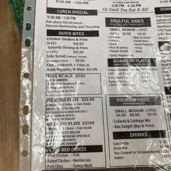 JJ's Mama's Soulfood Express - Menu - Soul Food Near Me - Mocksville, North Carolina JJ's Mama's Soulfood Express - Menu - Soul Food Near Me - Mocksville, North Carolina