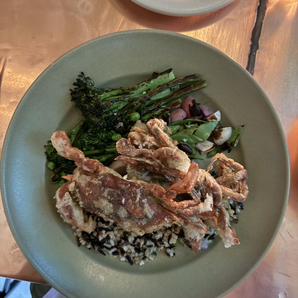 Bar Tizio - Soft shell crab, Spring 2025 - New American Near Me - New York, New York Bar Tizio - Soft shell crab, Spring 2025 - New American Near Me - New York, New York
