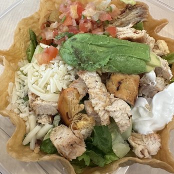 El Pollo Loco - Chicken Tostada (no dressing) - Mexican Near Me - Hayward, California
