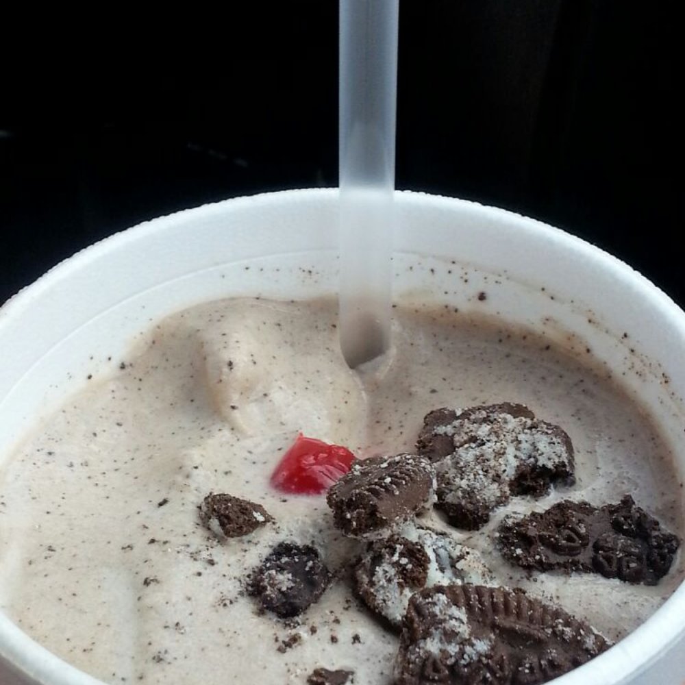 Steak ’n Shake - Oreo shake w/no whip - Burgers Near Me - Boardman, Ohio Steak ’n Shake - Oreo shake w/no whip - Burgers Near Me - Boardman, Ohio