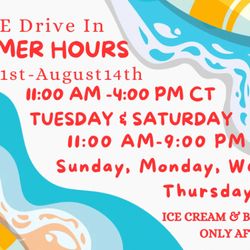 Circle E Drive In - Have a wonderful Summer 2026 everyone! We look forward to seeing you as always!