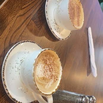 Madres Brunch - Abuelita lattes always come with cute latte art! - Breakfast & Brunch Near Me - Placentia, California