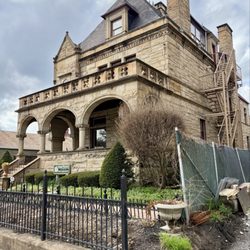 Boggs Mansion - The front of the mansion.