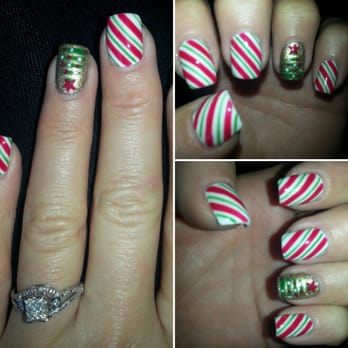 Happy Valley Nails & Spa - Holiday Nails by Kiu. Amazing job! - Nail Salons Near Me - Phoenix, Arizona