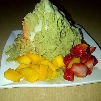 Nu Cafe - Green tea with mango and strawberry - Ice Cream & Frozen Yogurt Near Me - Houston, Texas Nu Cafe - Green tea with mango and strawberry - Ice Cream & Frozen Yogurt Near Me - Houston, Texas
