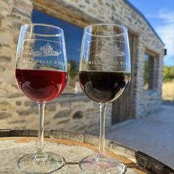 Wild Texas Wines - Left - Prickly Pear Right - Persimmon