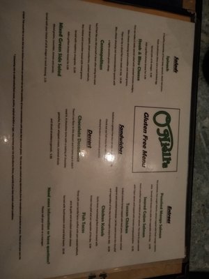 Menu photo 3 O'Niell's Albuquerque, NM