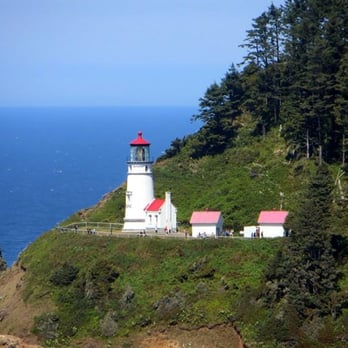Heceta Head Lighthouse - Beautiful view of the lighthouse from an overlook just down the road. - Landmarks & Historical Buildings Near Me - Florence, Oregon Heceta Head Lighthouse - Beautiful view of the lighthouse from an overlook just down the road. - Landmarks & Historical Buildings Near Me - Florence, Oregon