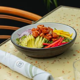 Honey Glazed Salmon Bowl Honey Glazed Salmon Bowl