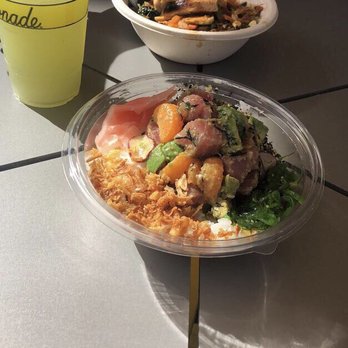 Lemonade - Poke bowl, lemonade, and mango chicken bowl - New American Near Me - Huntington Beach, California Lemonade - Poke bowl, lemonade, and mango chicken bowl - New American Near Me - Huntington Beach, California