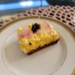 Egg and caviar