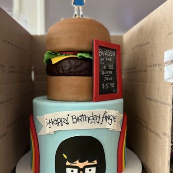 Arty Crafty Cakes - Bob's Burgers cake for my daughter - Custom Cakes Near Me - Corona, California Arty Crafty Cakes - Bob's Burgers cake for my daughter - Custom Cakes Near Me - Corona, California