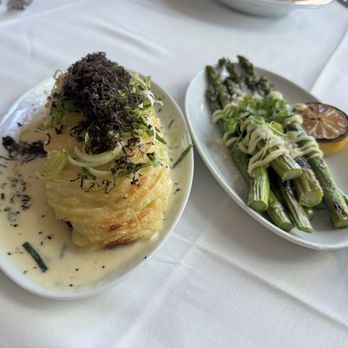 Gibsons Italia - DOUBLE BAKED POTATO WITH RICOTTA and CHARRED ASPARAGUS - Steakhouses Near Me - Chicago, Illinois Gibsons Italia - DOUBLE BAKED POTATO WITH RICOTTA and CHARRED ASPARAGUS - Steakhouses Near Me - Chicago, Illinois
