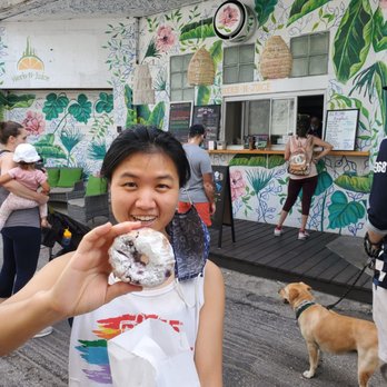 Beacon Doughnuts - The blueberry pancake donut is fluffy and bursts with juicy blueberry jam - perfection! - Donuts Near Me - Chicago, Illinois Beacon Doughnuts - The blueberry pancake donut is fluffy and bursts with juicy blueberry jam - perfection! - Donuts Near Me - Chicago, Illinois