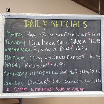 Gateway Restaurant & Bakery - daily specials - Cafes Near Me - Killarney, Ontario