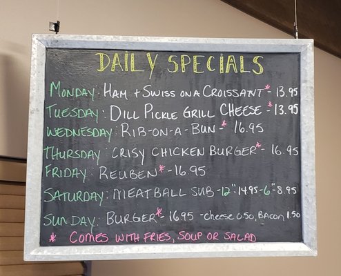Menu photo 7 Gateway Restaurant & Bakery Killarney, ON