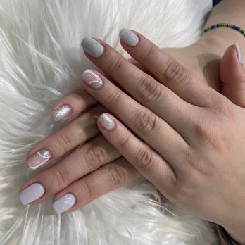 Sweet Nails & Spa - Gel manicure with design by Eva - Nail Salons Near Me - Flushing, New York