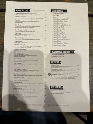 Menu photo 4 The Plank Pizza Co Beer Parlor Saddle Brook, NJ Menu photo 4 The Plank Pizza Co Beer Parlor Saddle Brook, NJ