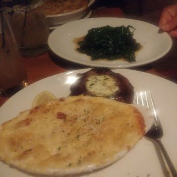 Stoney River - Sauteed spinach, gouda mac and cheese was wonderful and medium steak was very tasty. - Steakhouses Near Me - Atlanta, Georgia Stoney River - Sauteed spinach, gouda mac and cheese was wonderful and medium steak was very tasty. - Steakhouses Near Me - Atlanta, Georgia