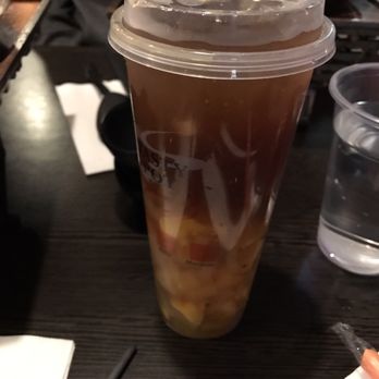 Tasty Pot - Passion Fruit Tea with Lychee Jelly - Taiwanese Near Me - Berkeley, California