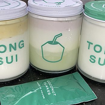 Tong Sui - T38 Durian | T32 Christmas Fantasy | T02 Signature Coconut Pudding - Glass Jar - Desserts Near Me - Milpitas, California Tong Sui - T38 Durian | T32 Christmas Fantasy | T02 Signature Coconut Pudding - Glass Jar - Desserts Near Me - Milpitas, California