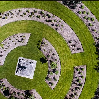 Browns Committed Landscaping - a circular maze in a park - Landscaping Near Me