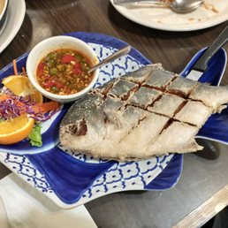 Loved this amazing fish with excellent spicy sauce. I will absolutely have this again. Loved this amazing fish with excellent spicy sauce. I will absolutely have this again.