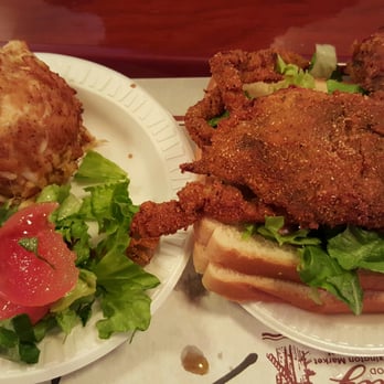 Faidley's Seafood - Lump and softshell crab sandwich - Seafood Markets Near Me - Baltimore, Maryland Faidley's Seafood - Lump and softshell crab sandwich - Seafood Markets Near Me - Baltimore, Maryland