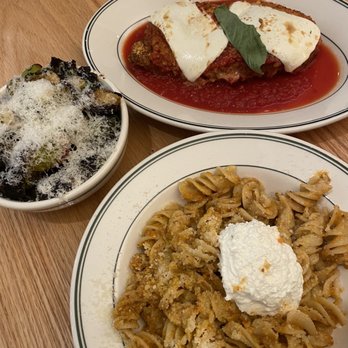 Parm Copley Place - FUSILLI BOLOGNESE and CHICKEN PARM with BRUSSELS SPROUTS - Italian Near Me - Boston, Massachusetts Parm Copley Place - FUSILLI BOLOGNESE and CHICKEN PARM with BRUSSELS SPROUTS - Italian Near Me - Boston, Massachusetts