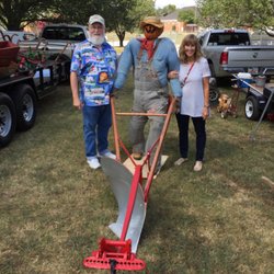 South Greenville Fair - My bride and i with our new friend! the plows name is an olivier